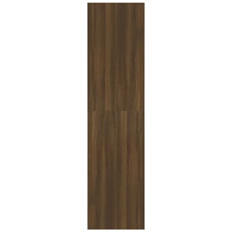 Kledingkast 100x50x200 cm bewerkt hout bruin eikenkleur