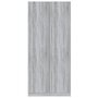 Kledingkast 90x52x200 cm bewerkt hout grijs sonoma eikenkleurig