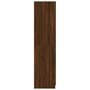 Kledingkast 90x52x200 cm bewerkt hout bruineikenkleurig