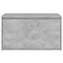 Halbank 80x40x45 cm spaanplaat betongrijs