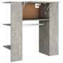 Halmeubel 97,5x37x99cm bewerkt hout betongrijs