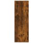 Schoenenrek 54x34x100,5 cm bewerkt hout gerookt eikenkleurig