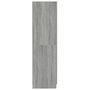 Apothekerskast 30x42,5x150 cm bewerkt hout grijs sonoma eiken