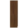 Apothekerskast 30x42,5x150 cm bewerkt hout bruin eikenkleur