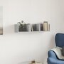 Wandkast 75x18x16,5 cm bewerkt hout grijs sonoma eikenkleurig